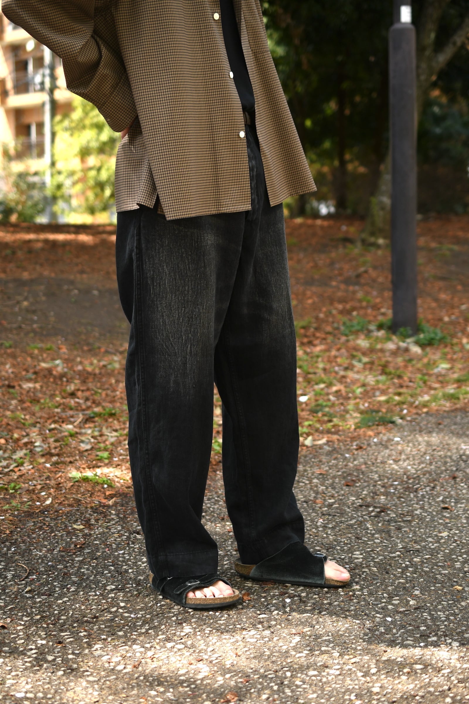HERILL / USMC HBT Linenpants (Black) | nariwai