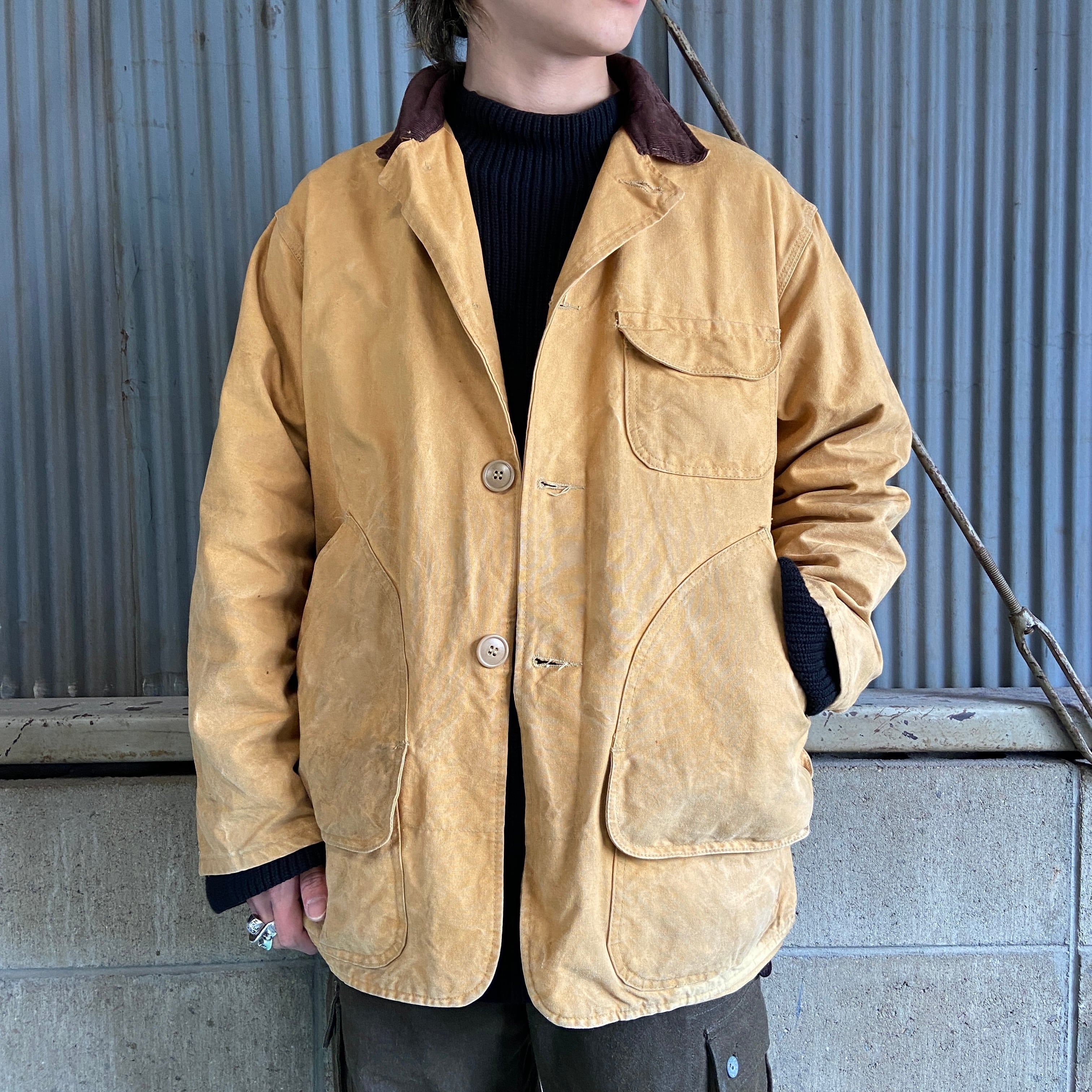 80s L.L.Bean　ハンティングジャケット　USA製　キャメル　XL