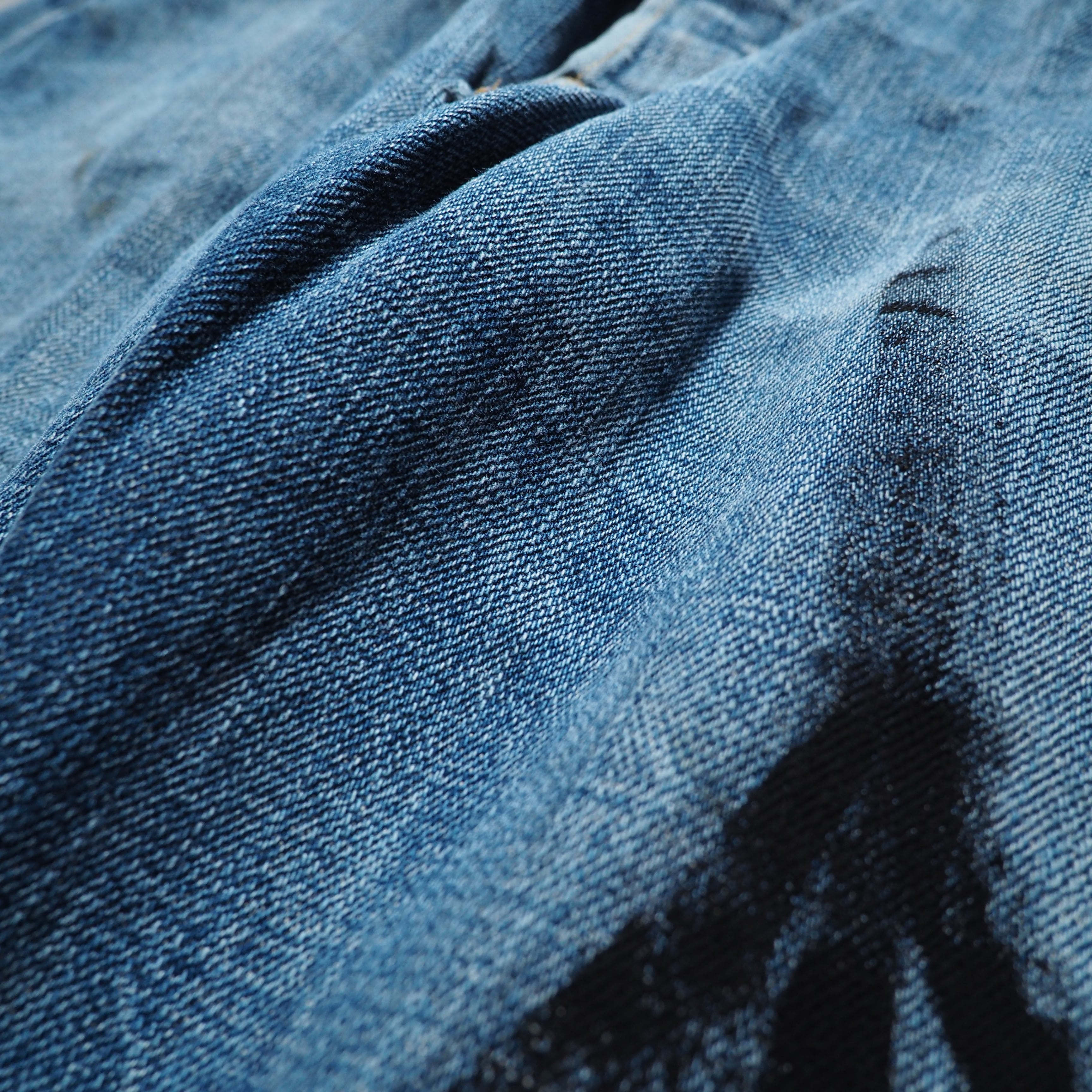 ” Levis 501 ” Spiderweb painted custom Indigo Denim pants