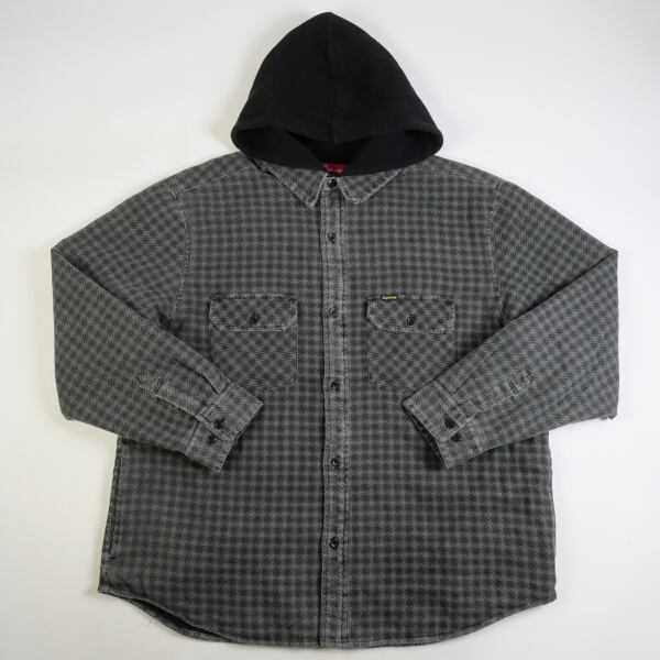 Size【L】 SUPREME シュプリーム 22AW Houndstooth Flannel Hooded ...