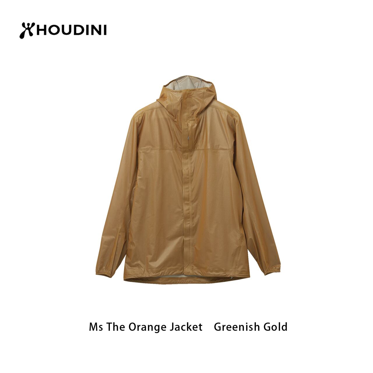 HOUDINI Ms The Orange Jacket Greenish Gold