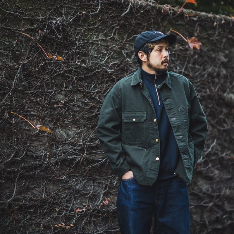 TCB(ティシービー) Cat Head Jacket Green Canvas | jeanskokubo