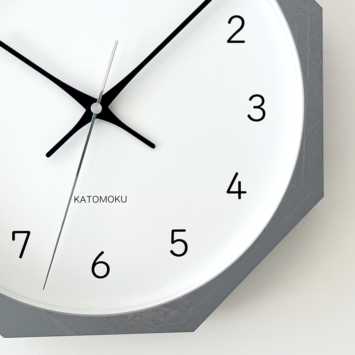 家具 1118-058 KATOMOKU muku clock 13 KATOMOKU muku clock 13 ウォールナット km-130WA 掛け時計 小さい