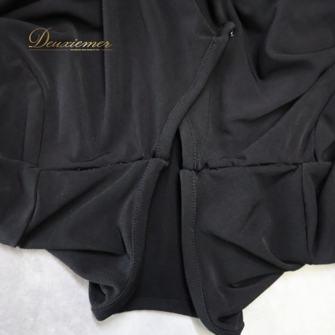 フラダンス 衣装 ワンピース ドレス プアラニ ブラック系 PUALANI ティアレ柄 長袖 ワンポイント ラメ タヒチアン 上品 きれい 華やか 鮮やか かわいい 黒 紫 ハワイアン アロハ ハワイアンプリント フラ ダンス レッスン 練習 エレガント