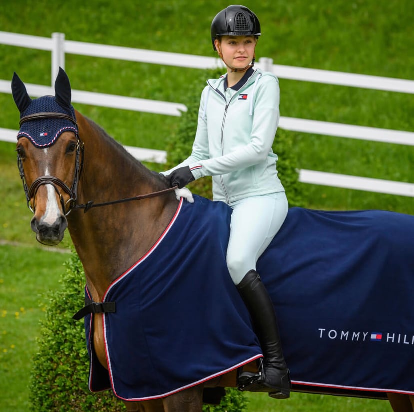 ゼッケン イヤーネット フリース馬着 Tommy Hillfiger Equestrian 3点