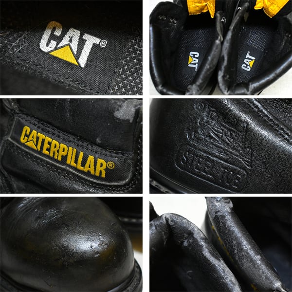 Caterpillar 安全靴 26.5新品未使用 箱付き アメリカ 1点物◇キャタピラーCAT安全靴レザーワークブーツ古着メンズ28