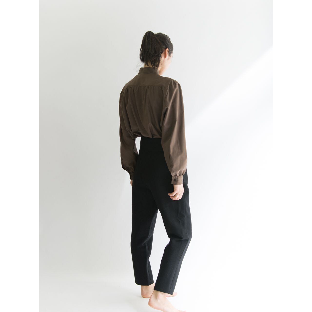 【Made in France】Classic gathered blouse（フランス製 クラシックギャザーブラウス）2c