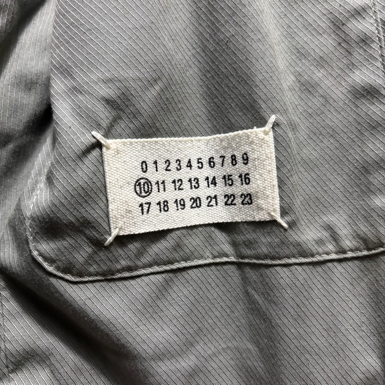 2008aw MAISON MARTIN MARGIELA fly-front wool coat