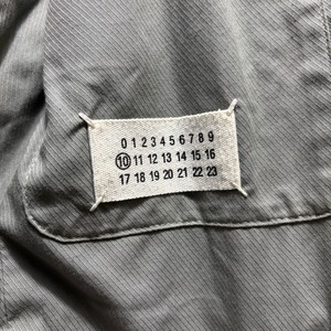 2008aw MAISON MARTIN MARGIELA fly-front wool coat