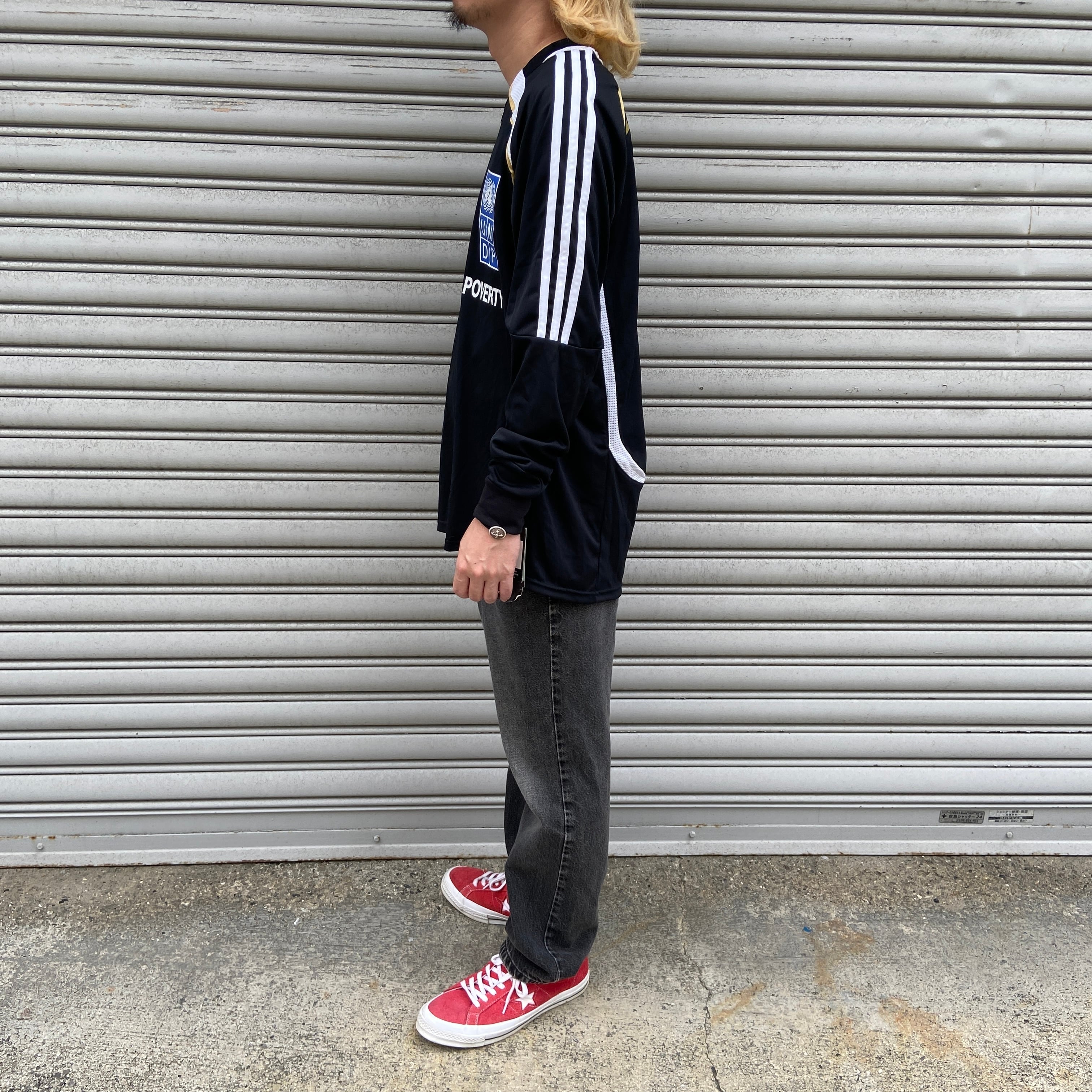 【英国製】90s-00s Adidas ジダン Tシャツ