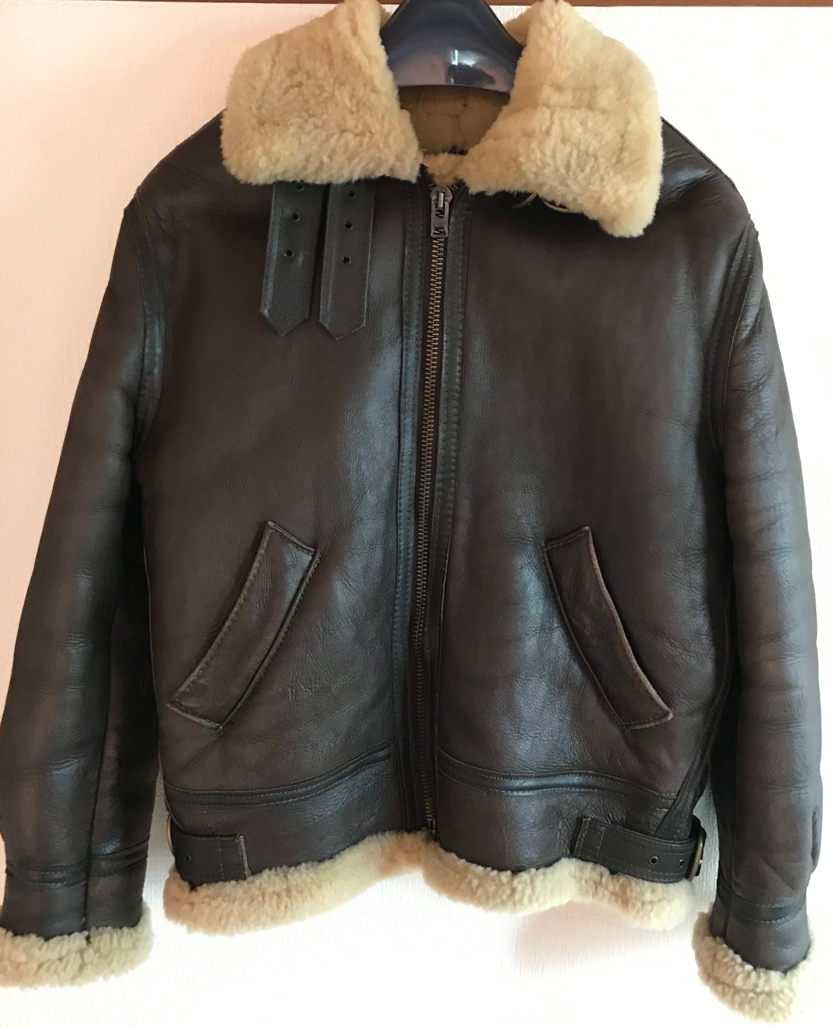 【US SHEEPSKIN】B-3　フライトジャケット　ヴィンテージ　USA製