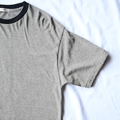 INTÉRIM / COTTON HEMP BORDER TEE