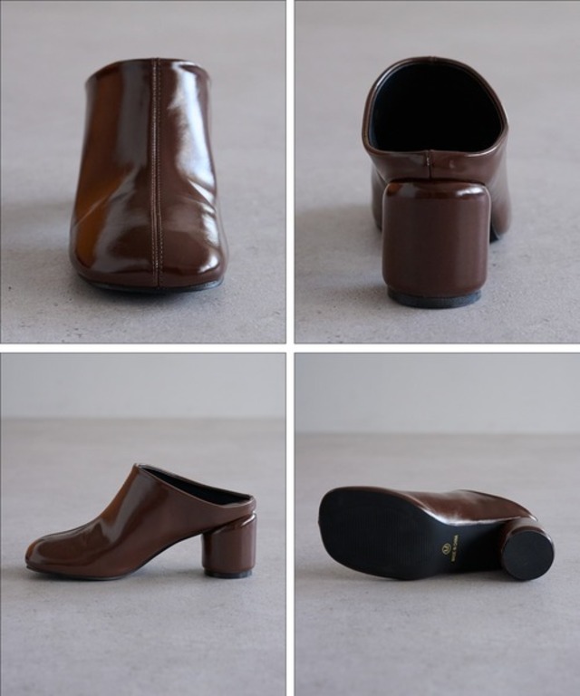 スクエアトゥヒールシューズ