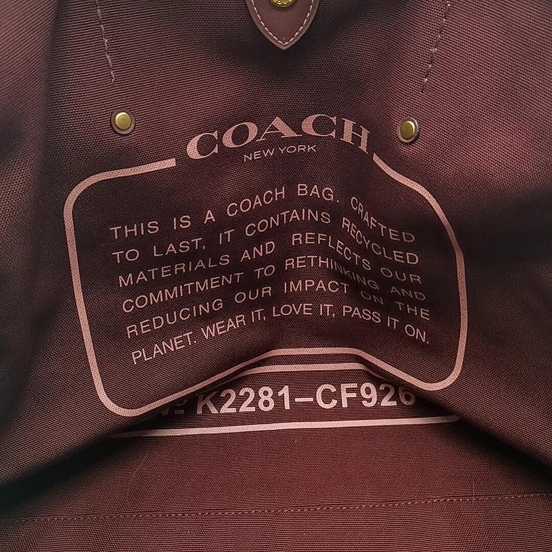 超美品 コーチ COACH トートバッグ ルーナー 03-23061104