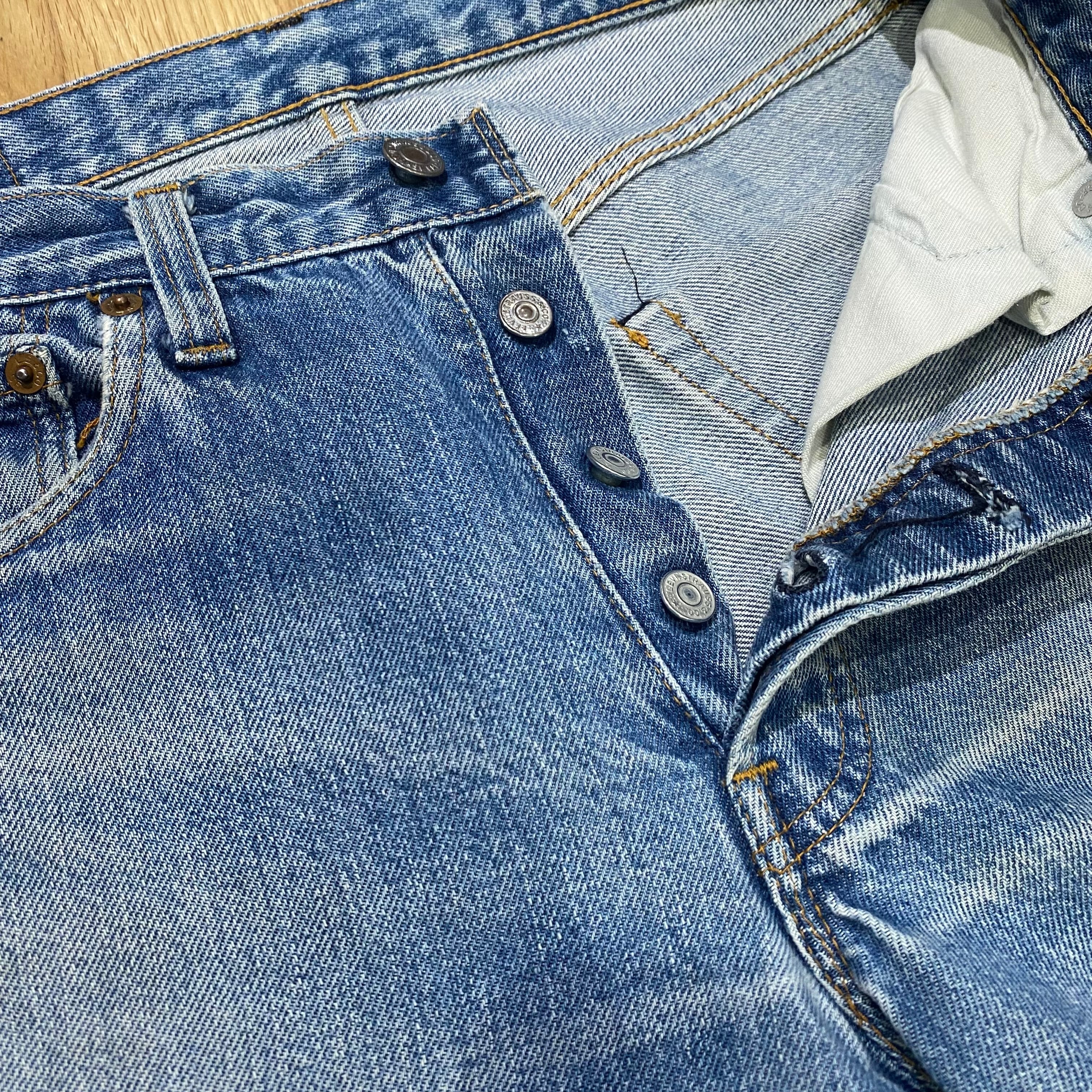 70s Levis 501 66 Chain Denim Jeans W29L28 70年代 リーバイス 66後期