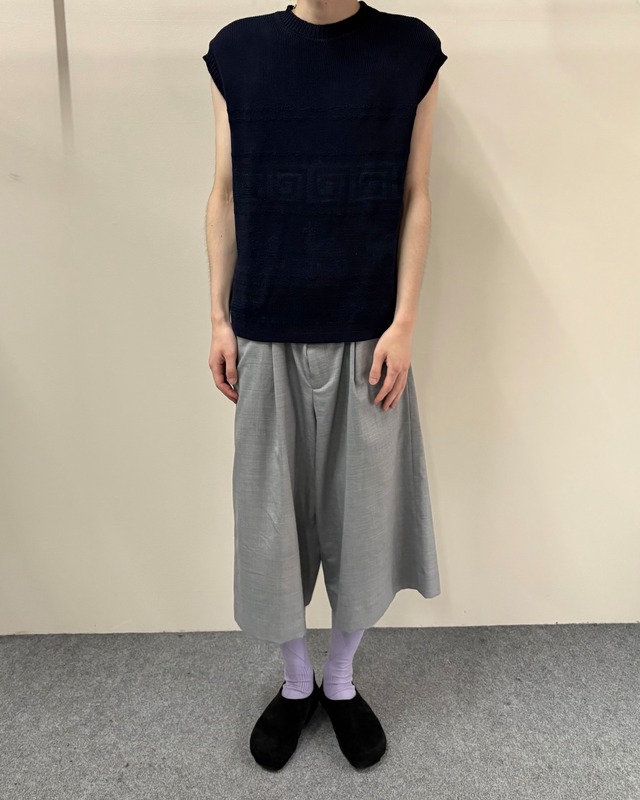 【DIRK BIKKENBERGS】nordic pattern knit vest