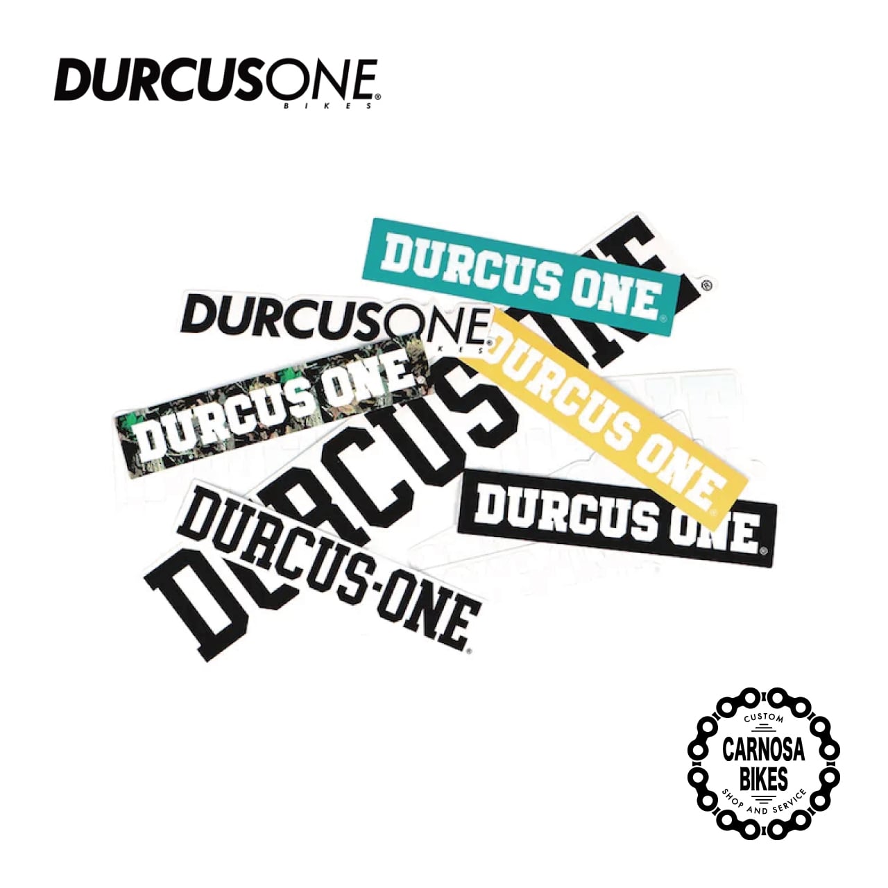 希少 OLD MTB KOOKA ONZA SCOTT 当時物 ステッカー DURCUS ONE】STICKER PACK [ステッカーパック] | 【CARNOSA BIKES