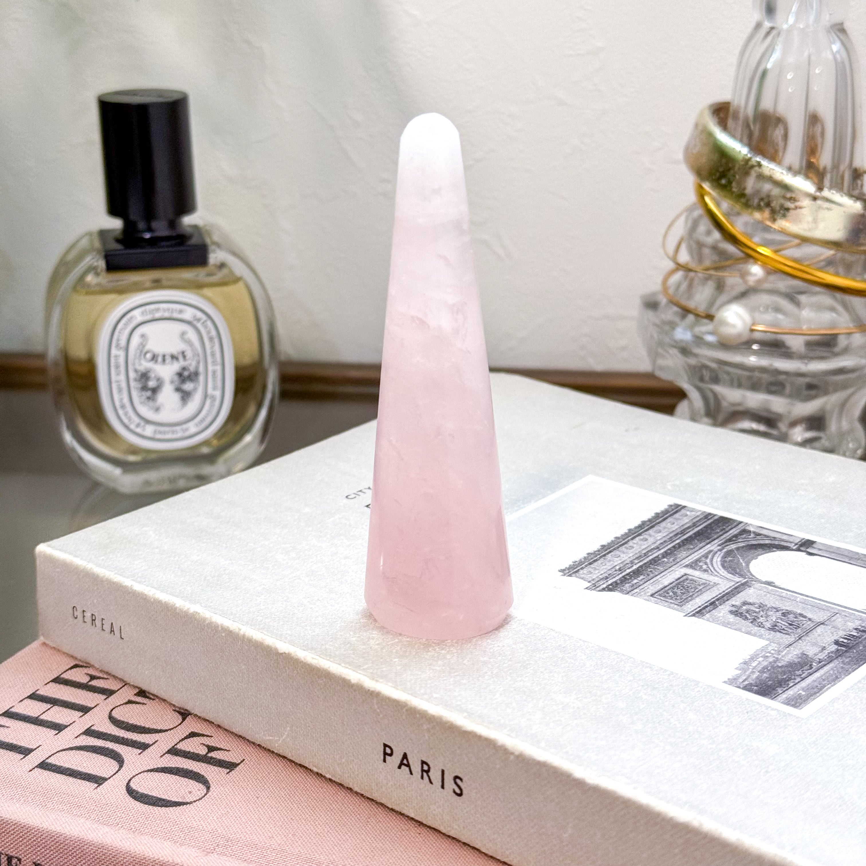 Rose Quartz Ring Stand ✧ ローズクォーツ リングスタンド