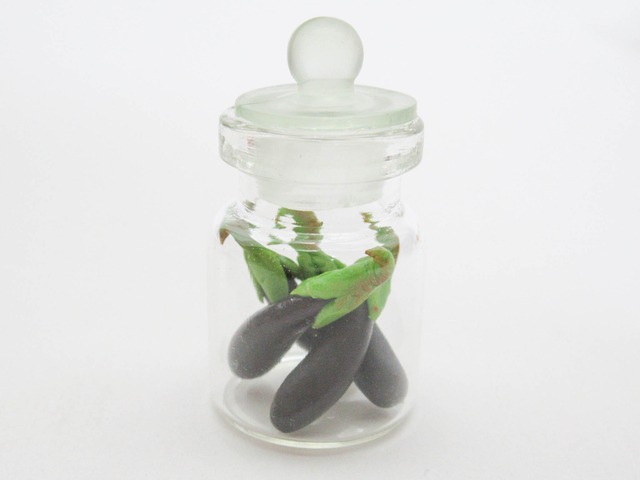 ミニチュア　フード　ナス　【ミニチュア小物・ドールハウス】