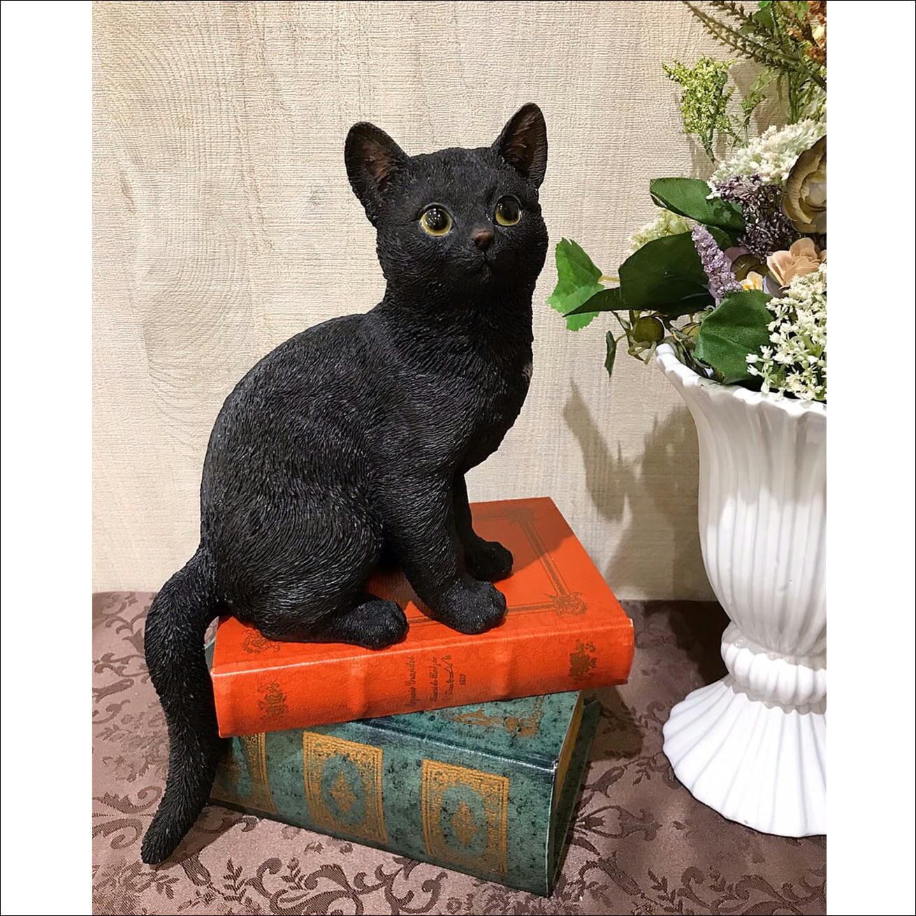 黒猫おすわり ネコオブジェ E ４type 猫 置物 ネコ雑貨 浜松雑貨屋c0pernicus C0pernicus コペルニクス 浜松雑貨屋
