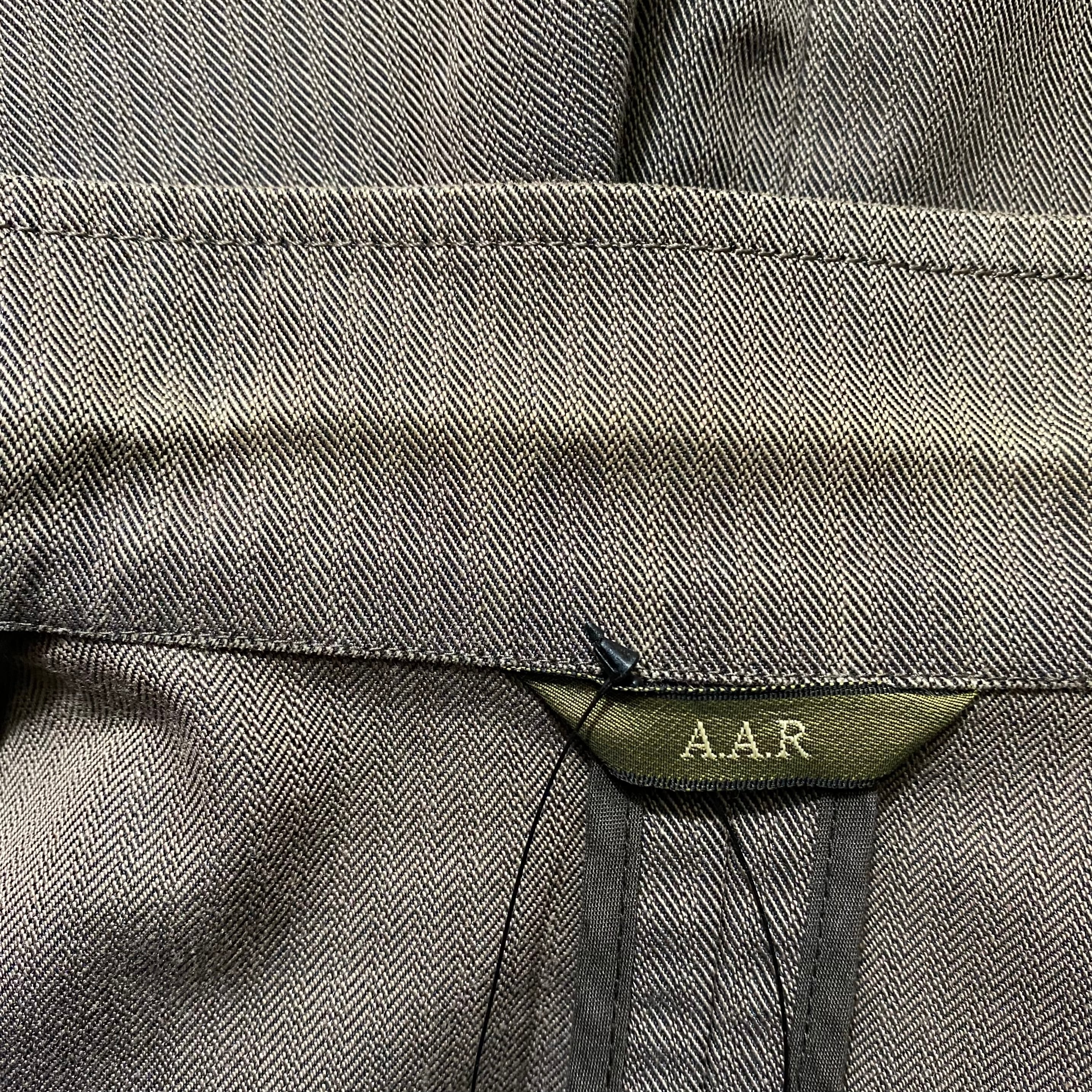 A.A.R YOHJI YAMAMOTO safari design hi-neck tailored jacket | NOIR
