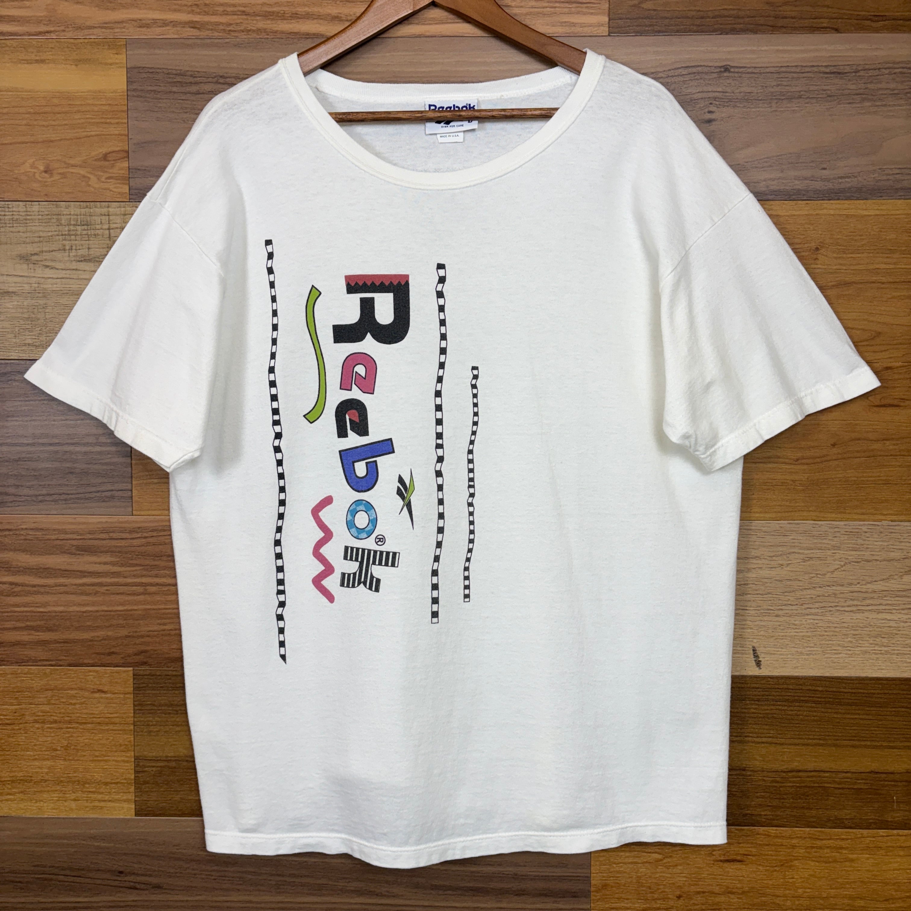 90s USA製古着　ヴィンテージ　Tシャツ　ポップ文字　シングルステッチ