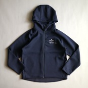 Slogan.ダンボールニットジップフーディ_ネイビー