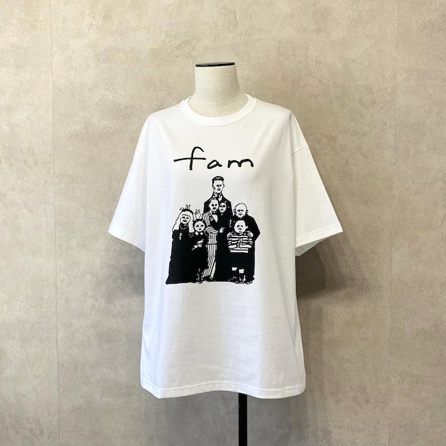 「fam」Tシャツ【Yuki Horimoto】