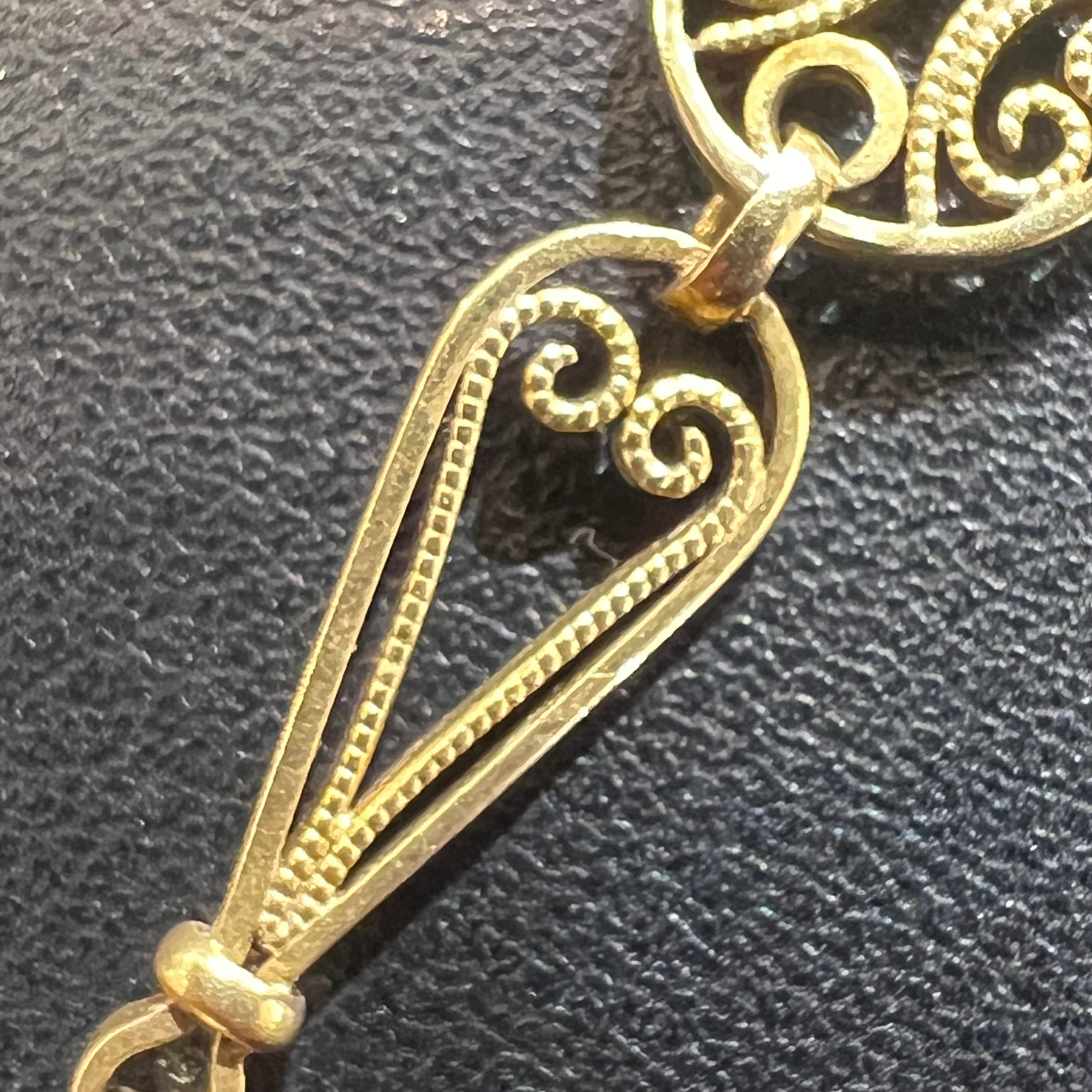 アンティークジュエリー DRN00092 フランス アンティーク 18金 K18