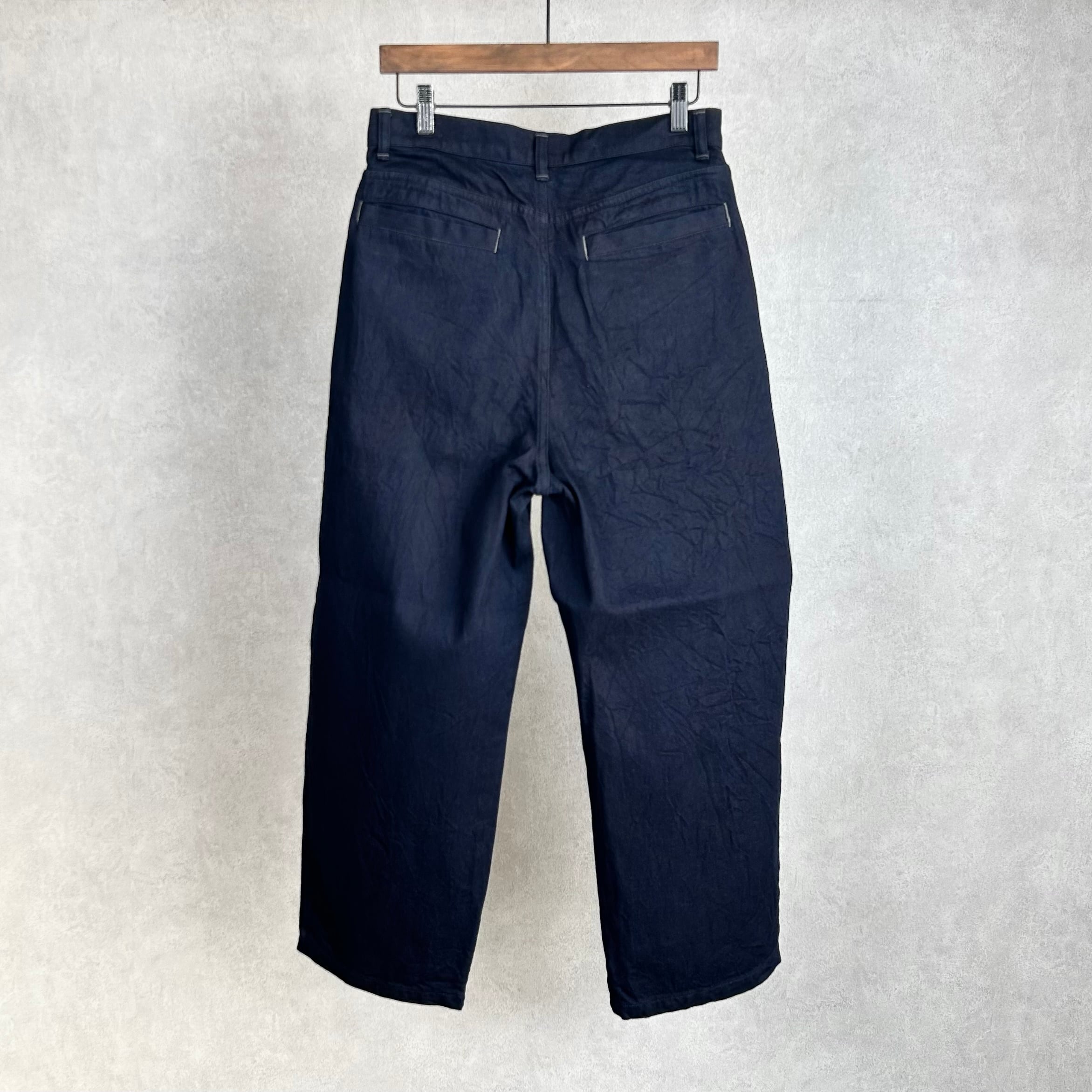 26SS》【STILL BY HAND】11.5oz DEEP TUCK WIDE DENIM PANTS スティル