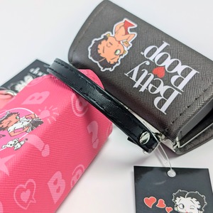 ✨️❦カバンに付けたら超ラブリー❦✨️【 Betty Boop ベティー・ブープ 】『 BLACK 』ミニ パース / ミニポーチ / ピルケース / コスメ / 小銭入れ〚アメリカン雑貨 アメトイ〛