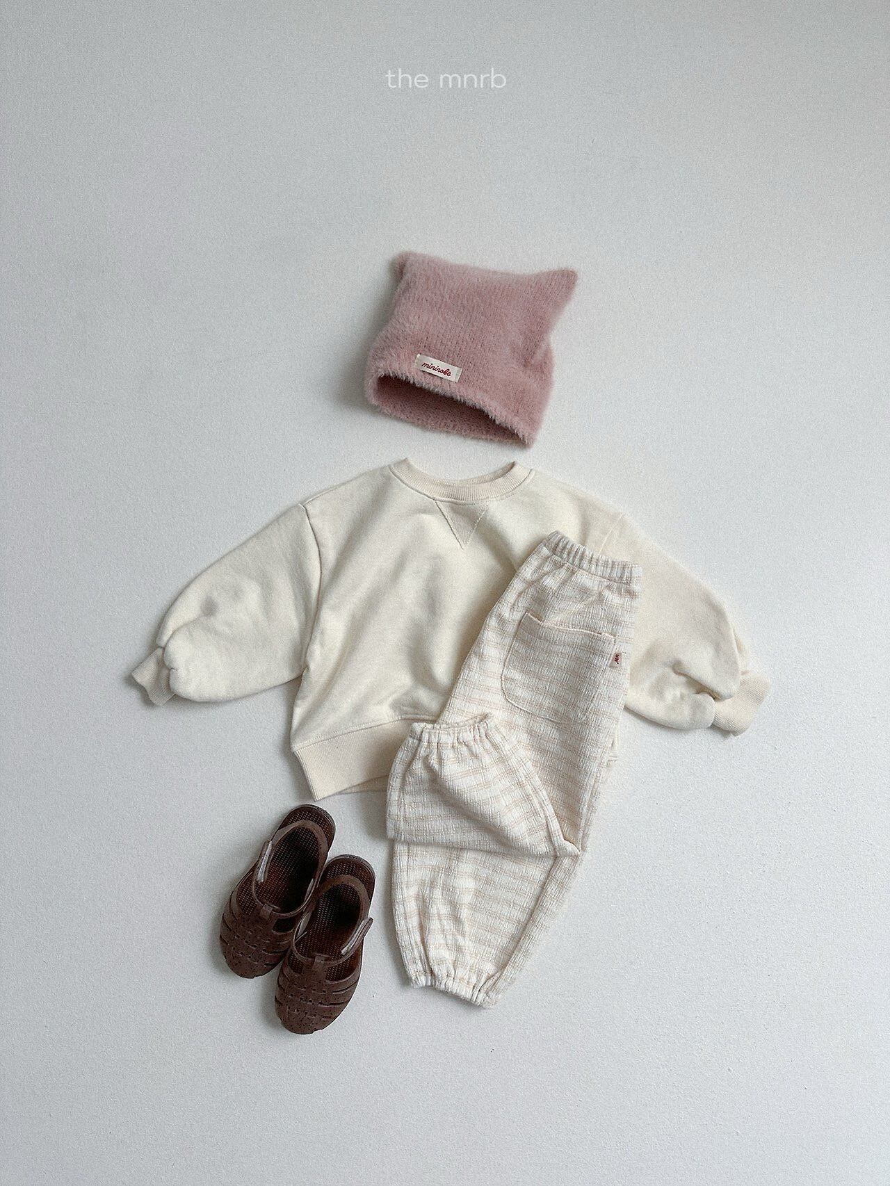 送料無料【予約】/ デイストライプジョガーパンツ / minirobe