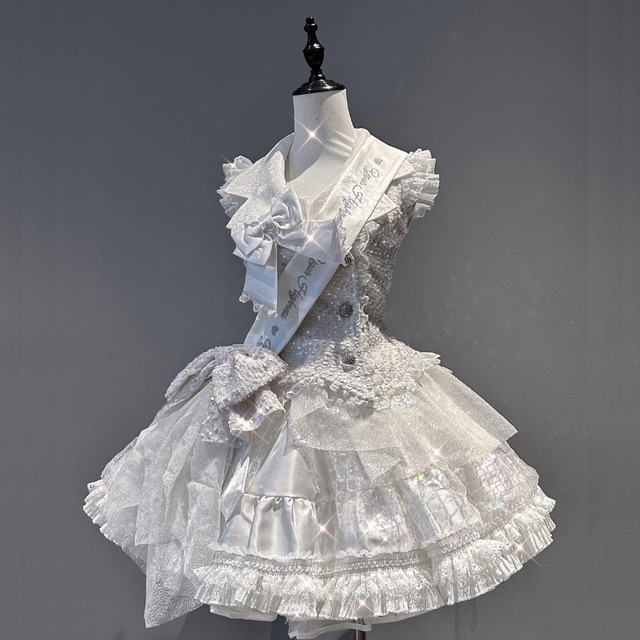 【予約販売】 8月31日まで ダークプリンセス ワンピース ライブ ステージ衣装 フルセット アイドル衣装 リトルアイドル 撮影会衣装