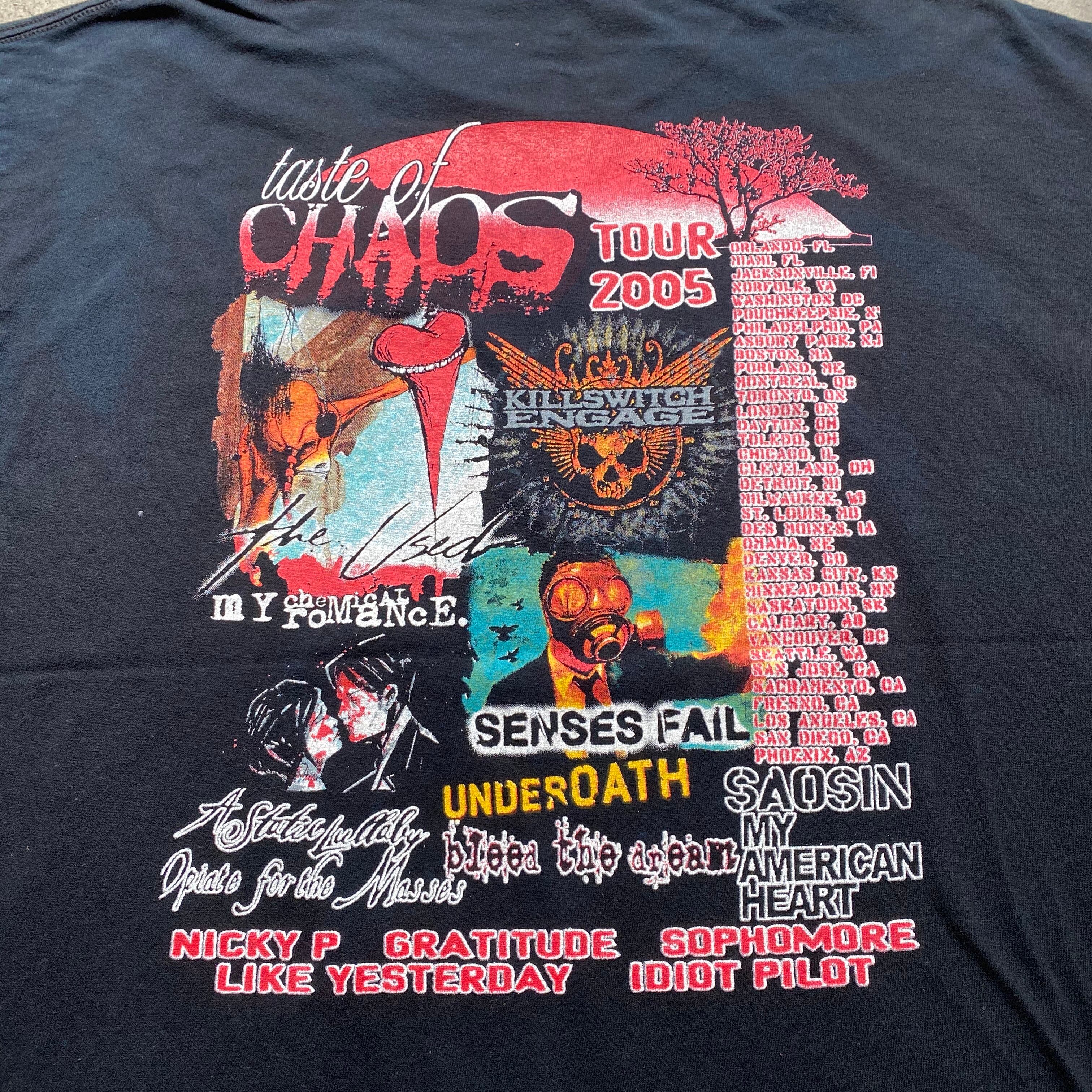 taste of CHAOS 2005 フェス ツアー バンドTシャツ メンズXL 古着 【T