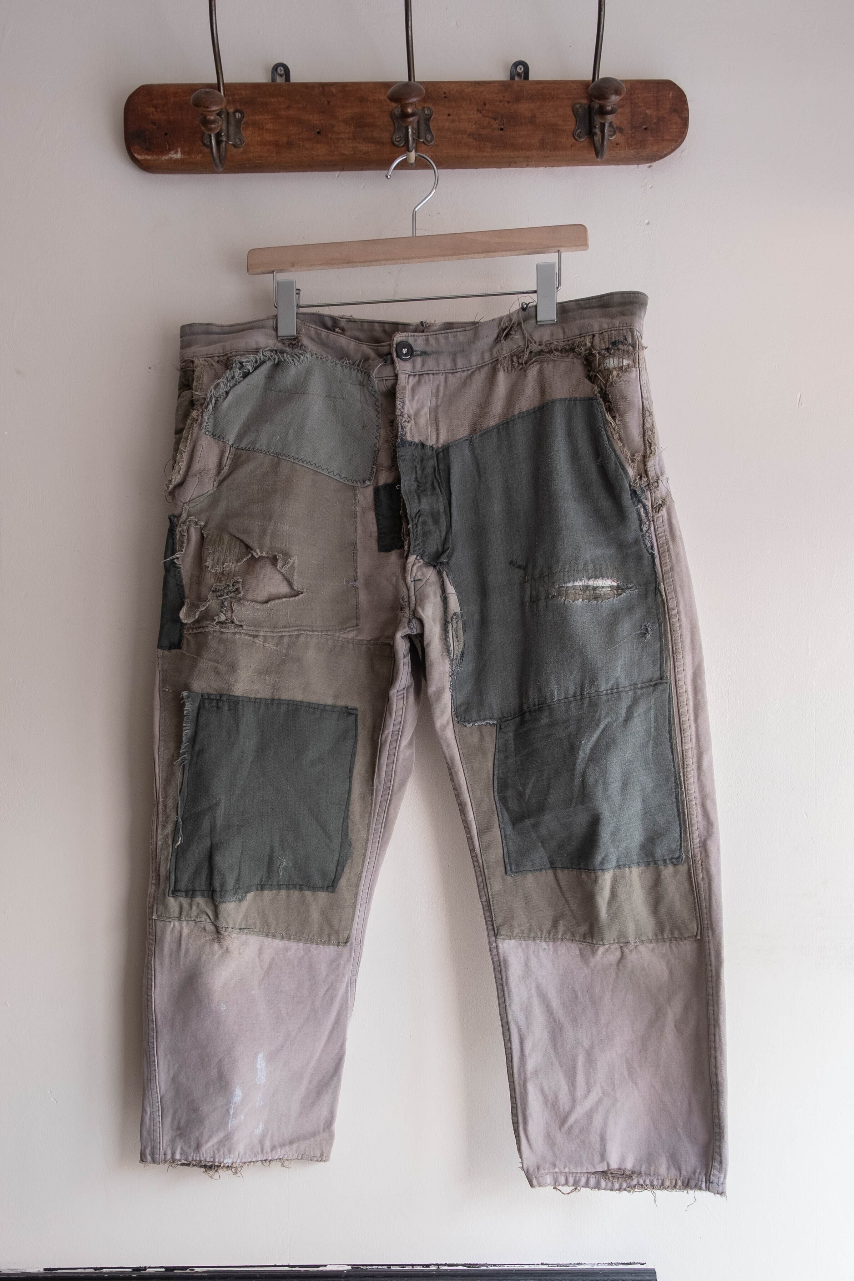 1950-60s フランス パッチワークワークパンツ | militaria & encore