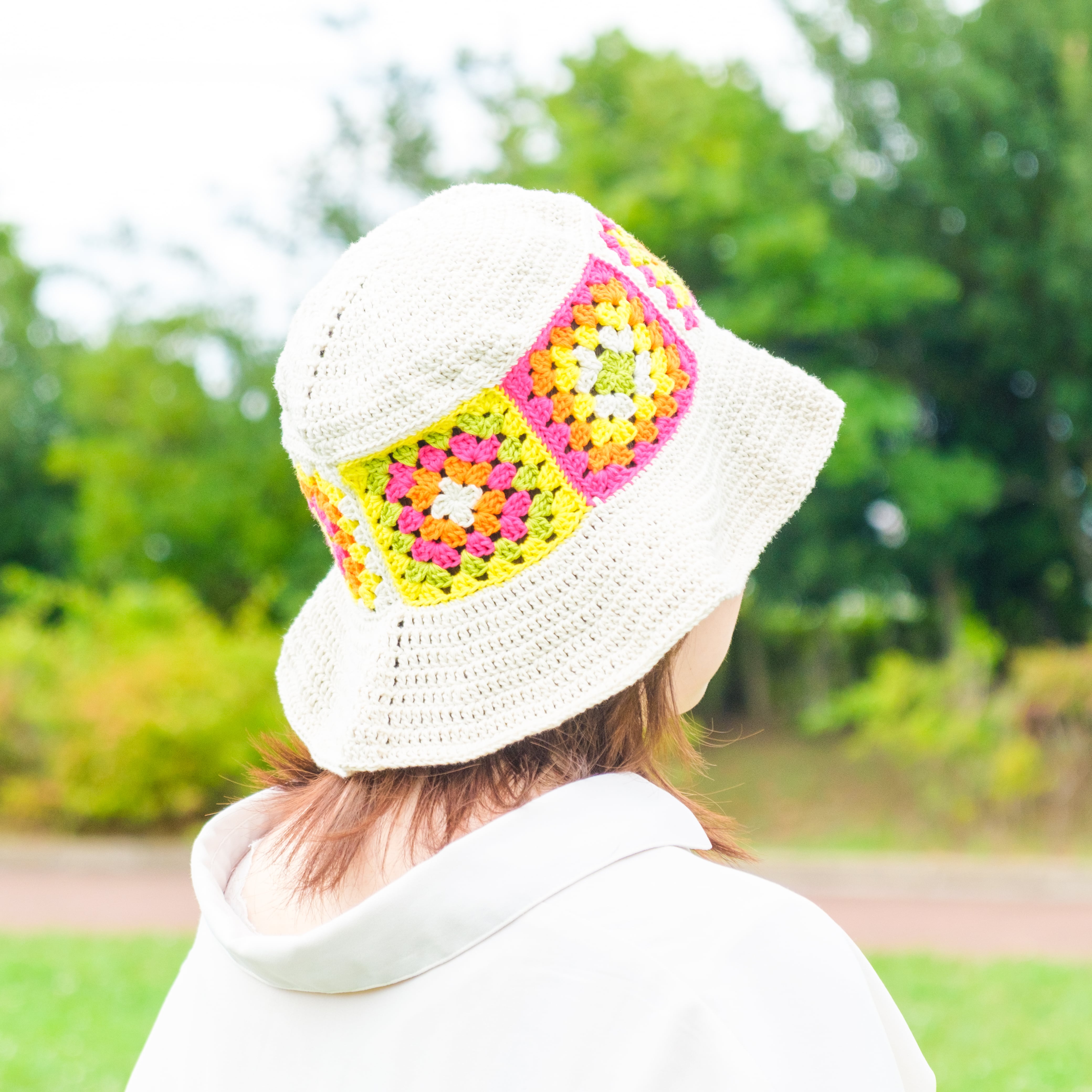 グラニースクエア バケットハット クロシェハット | andloom グラニースクエア バケットハット クロシェハット | andloom