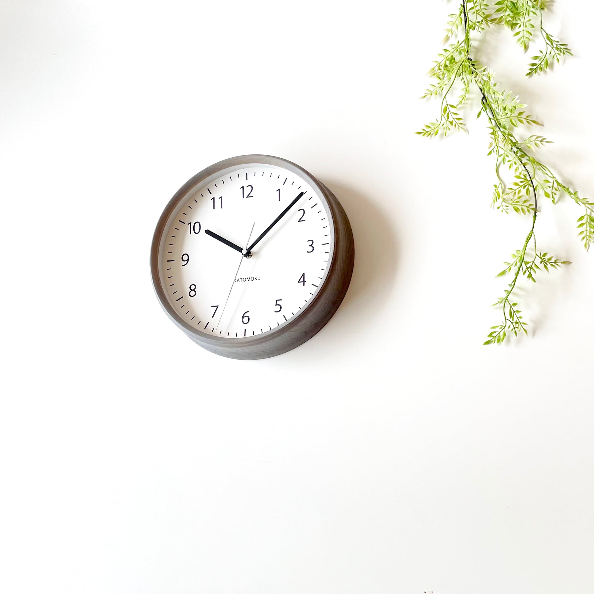 KATOMOKU muku clock 4 km-57G 掛け時計 グレー | 加藤木工株式 KATOMOKU muku clock 4 km-57G 掛け時計 グレー | 加藤木工株式