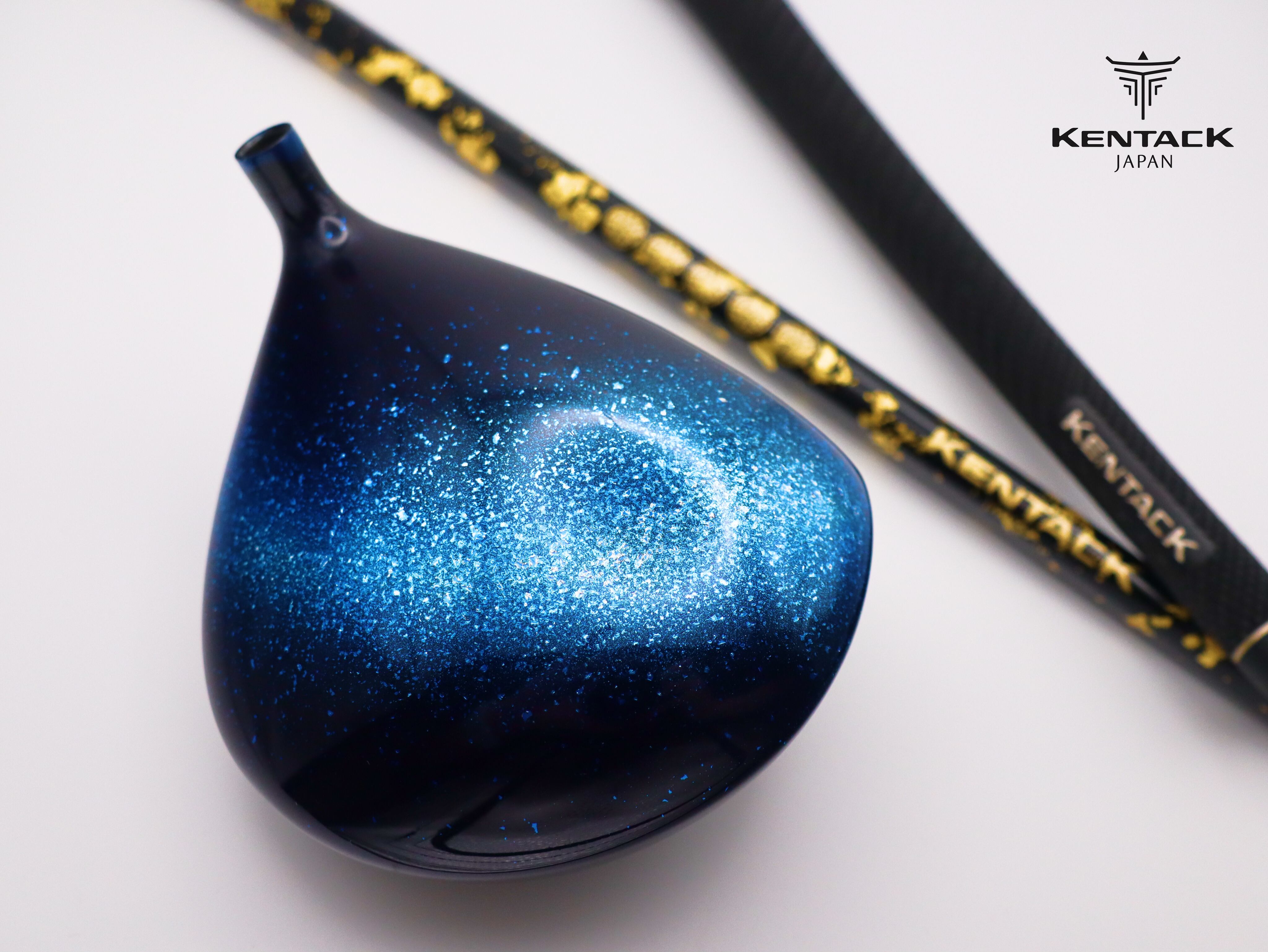 215 KH555 高反発ドライバー 蒔絵 青銀河梨地塗り 5家紋(5S)シャフト