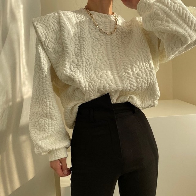 puffy pullover　10097