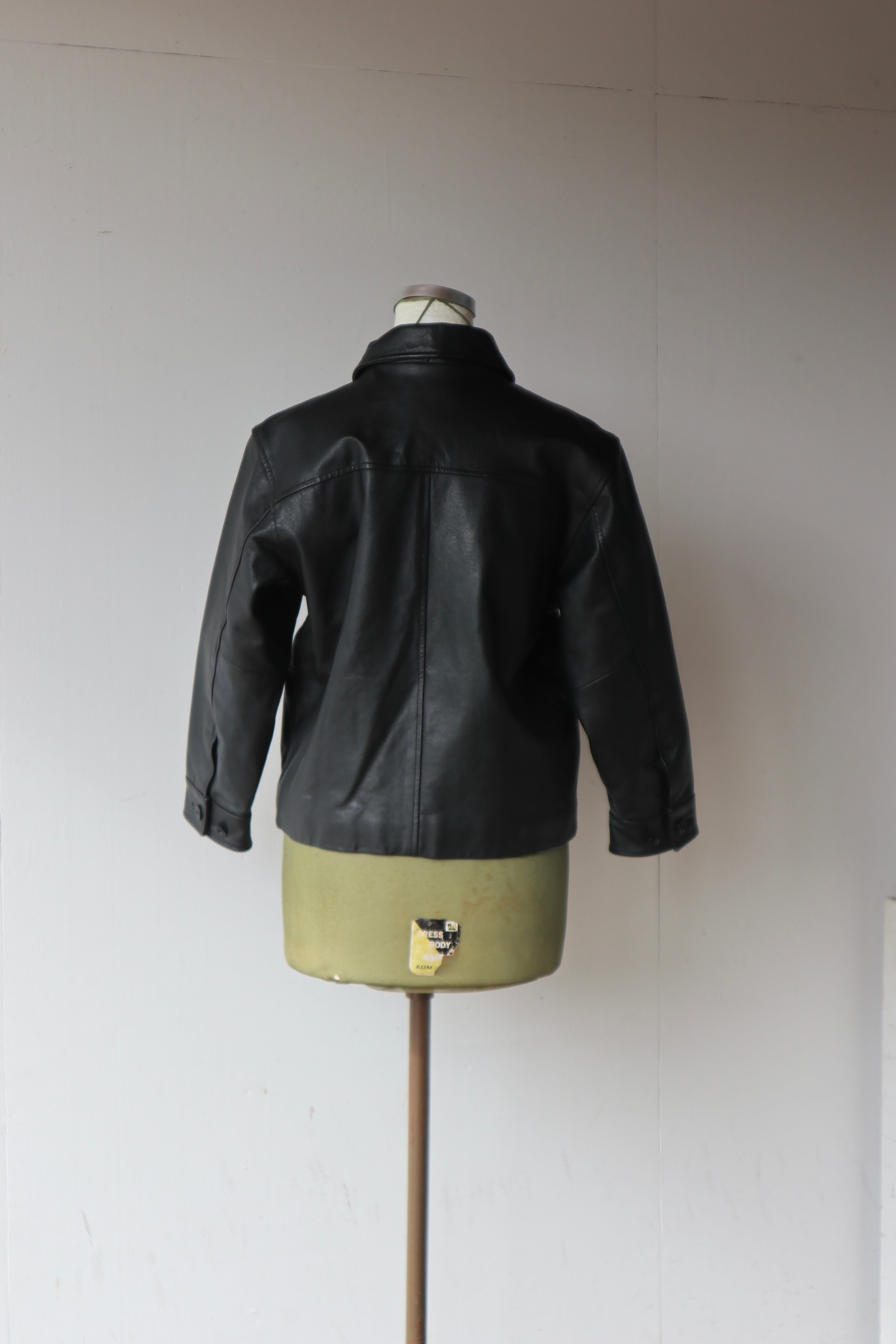 old gap leather jacket | naname