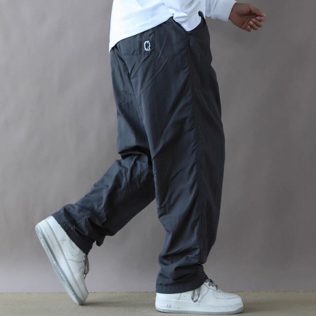 Utility nylon wide pants 1366