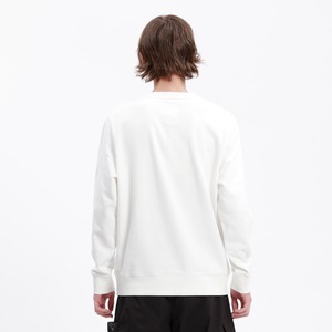 送料無料 【HIPANDA ハイパンダ】メンズ スパンコール ロゴ クルーネック スウェット トレーナー MEN'S SEQUINS BASIC HIPANDA LOGO CREW NECK SWEAT SHIRT / WHITE・BLACK