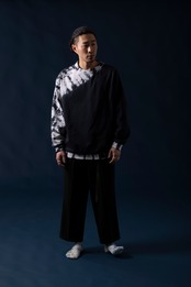 ビッグシルエットタイダイL/S T-shirts BAKU 貘
