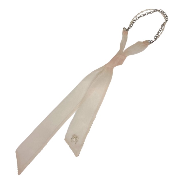 ビーズ刺繡シアータイチョーカー【Eight legs】NUDE