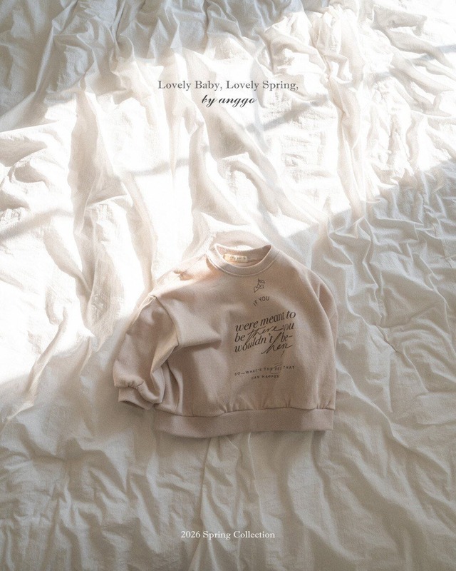 予約⌇anggo / Lettering sweatshirt