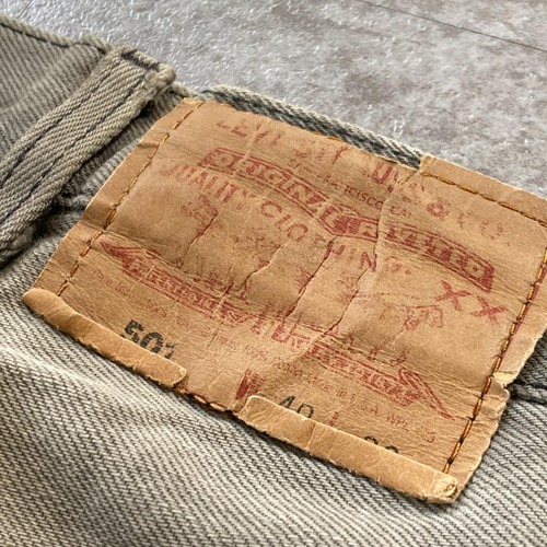 【W40 L30】 USA製 levi's black リーバイス 501 詳細写真2
