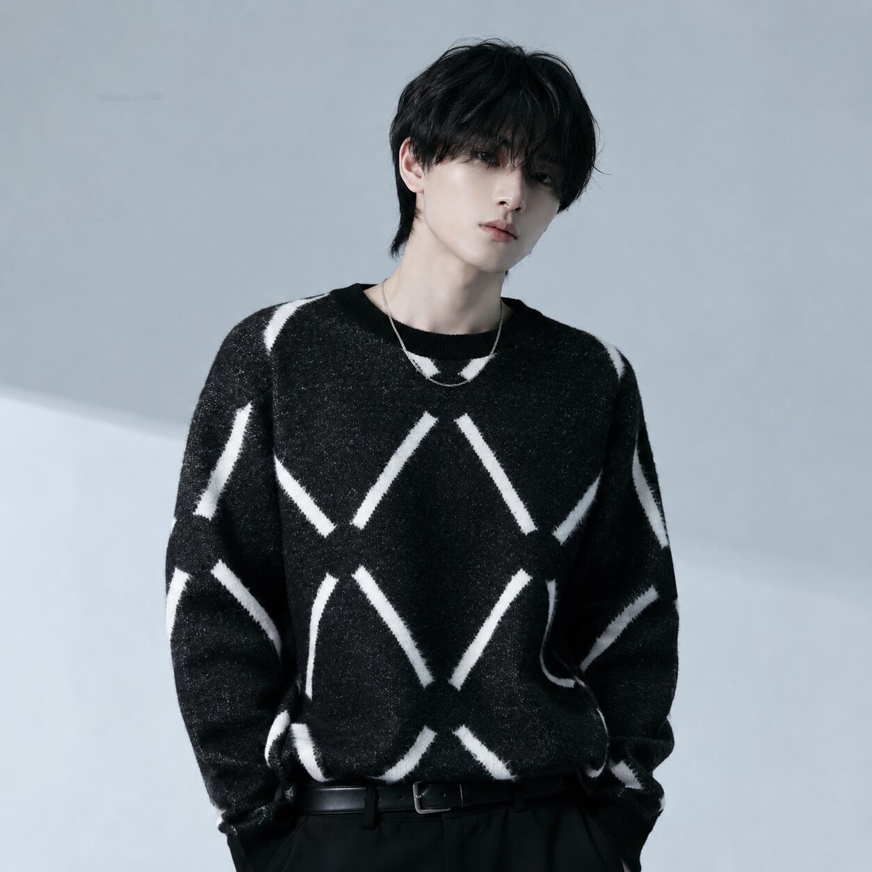 Plaid Sweater 0010