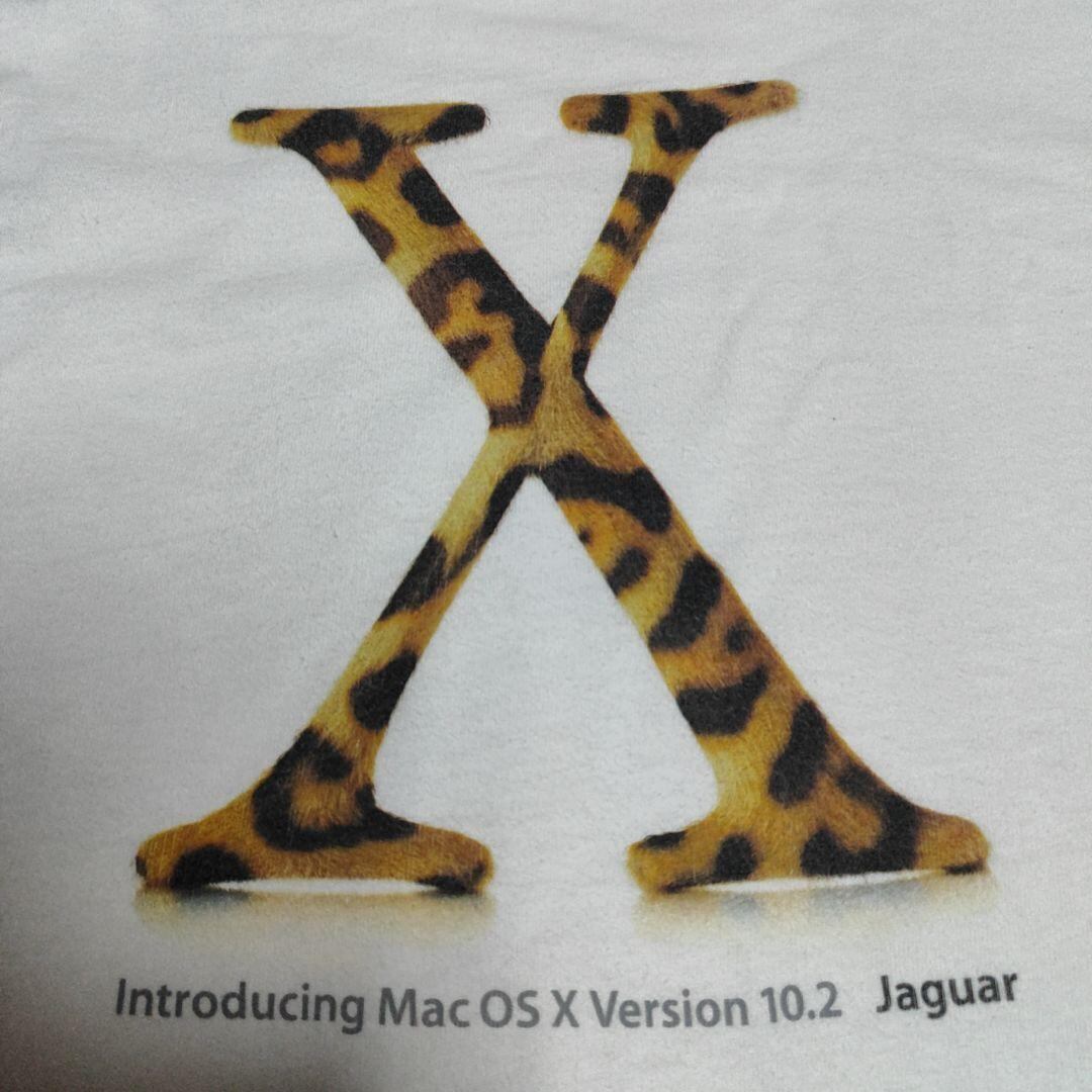 Apple ジャガーX Tシャツ hanes XL ホワイト