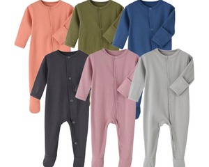 ロンパース / 女の子 / 男の子 / 0〜12ヶ月(8カラー)