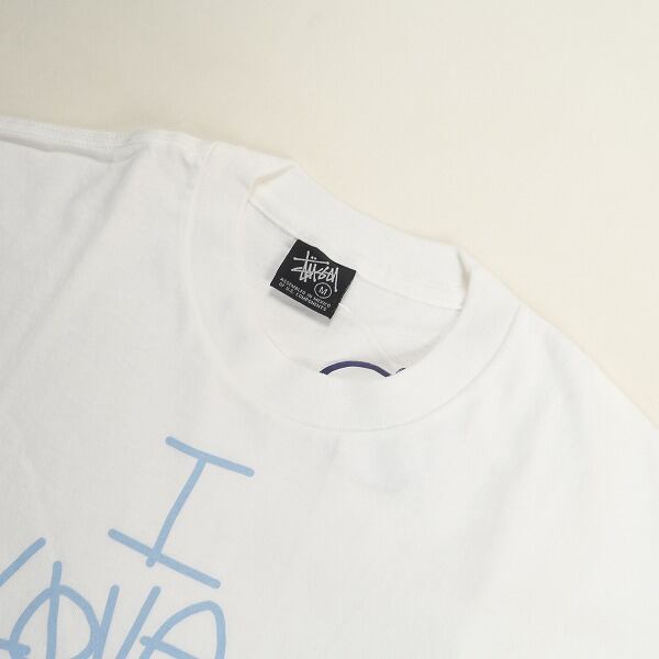 STUSSY rock my gold Tシャツ 2007s-2010s old stussy I LOVE TO ROCK MY GOLD FOR THE LADIES print